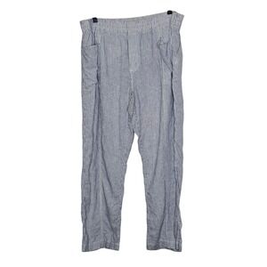 Caslon Women's Blue White Striped Linen Blend Casual Pants‎ Mar2024 L
Lagenlook